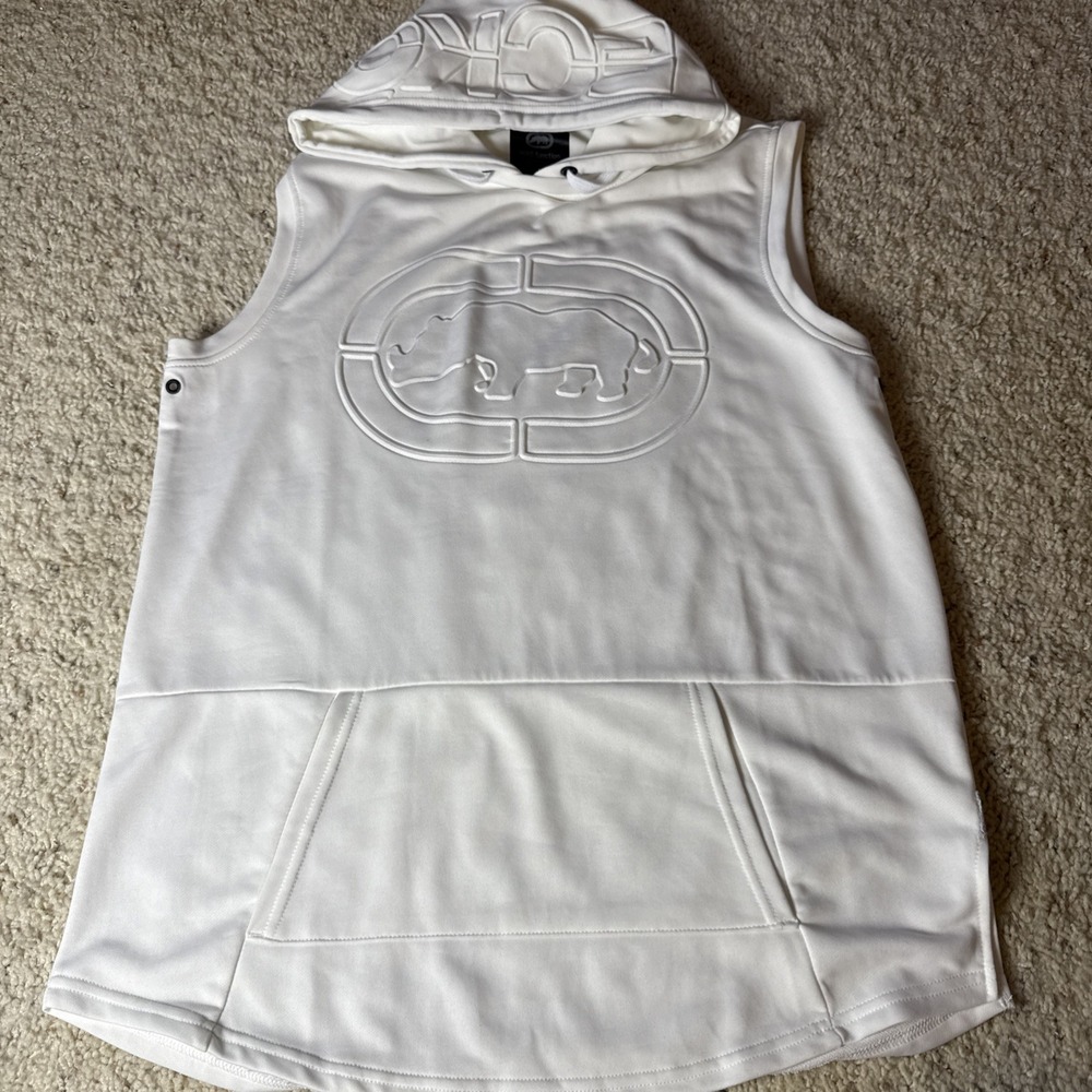 Nwot Ecko Unltd Function All White Embossed Sleev… - image 2